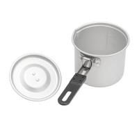 Camping Cookware, Folding Pot, Outdoor Cooking Tool, 700ml Lightweight Aluminum Alloy Design with Handle, Ideal for Hiking Picnic Barbecue Road Trip and Travel Adventures