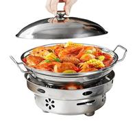 Camping Cookware Set,with Pot Lid Portable Cooker | Stainless Steel Alcohol Stove Hot Pot Set | For Kitchen Outdoor Backpacking Picnic Hiking Bbq Travel Survival Cooking