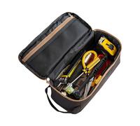 Camping Cookware Storage Bag, Portable Camping Kitchen, High Capacity Utensil Organizer, Kitchenware Carry Case, Outdoor Cooking Container for Hiking Road Trips BBQ Park