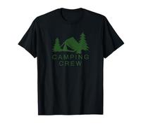 Camping Crew Family Camp Vacation Mountain Hiking Camiseta