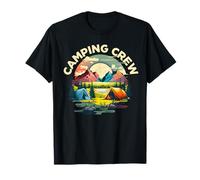 Camping Crew Family Camp Vacation Mountain Hiking Camiseta