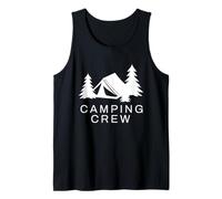 Camping Crew Family Camp Vacation Mountain Hiking Camiseta sin Mangas