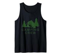 Camping Crew Family Camp Vacation Mountain Hiking Camiseta sin Mangas