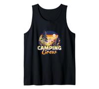 Camping Crew Mountain hiking Camp Family Vacation Camiseta sin Mangas