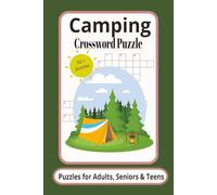 Camping Crossword Puzzles: Crossword Puzzle with Easy-to-Read Print about Camping, Wildlife and Outdoors and More | 6x9 inches | 50+ Puzzles... Gift for Vacations, Holidays and Relaxation.