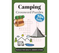 Camping Crossword Puzzles: Crossword puzzle with Easy to Read Print about Camping, Wildlife, Outdoors and More 6x9 inches, 110 pages 50+ Puzzles...Gifts for Vacations, Holidays and Relaxation