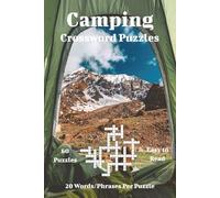 Camping Crossword Puzzles: Outdoor Adventure Crossword Challenges for All Ages