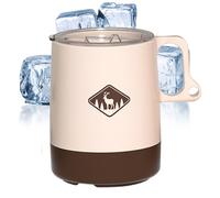 Camping Cup With Lid | Sin límite de agarre grande capacidad al aire libre taza para café, té, oro Drinks, perfecta para viajar, hiking, mochilero, climbing, deportes, coche, oficina, escuela