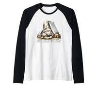 Camping Dad Gnome For Retired Teacher Mom Read More Books Camiseta Manga Raglan