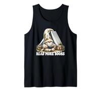 Camping Dad Gnome For Retired Teacher Mom Read More Books Camiseta sin Mangas