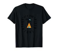 Camping Deja Que comience la Aventura Descubre lo Desconocido Camiseta