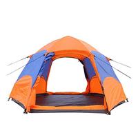 Camping Equipment Outdoor Camping Hexagonal Tent Double-Door Double-Layer Automatic Quick Opening Anti-Storm Outdoor Play Tent