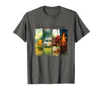Camping es mi terapia Aventura al aire libre Camiseta