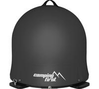 Camping First Satmex Dome - Antena satélite móvil automática - Antracita | Alineación automática a Astra 19,2°E, cúpula robusta, sin fuente de alimentación externa