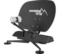 Camping First Satmex Mobil 3 - Antena Satelital Totalmente Automática (para Uso móvil, se orienta automáticamente a Astra 19,2° Este, no Requiere alimentación eléctrica Adicional) - Antracita