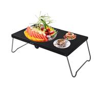 Camping Folding Table - 12.59x8.26x4.92in Aluminum Alloy Mini Portable Beach , Outdoor Lightweight Picnic Desk Stand, Stainless Steel Frame Tble | Compact Foldable Camping Tabe For Beach Picnic