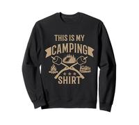 Camping Funny Camper Bushcraft Este es mi campamento Sudadera
