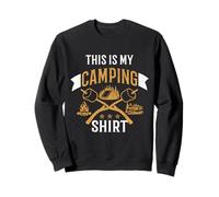 Camping Funny Camper Bushcraft Este es mi campamento Sudadera