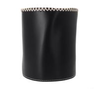 Camping Gas Tank Case Funda de cuero para 230g y 450g Cilindro Cilindro Manga protectora Bolsa protectora para senderismo al aire libre Estufa Botella de combustible Negro (L negro)