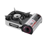 Camping gass Fove - Atacar los cartuchos de gas | Asado y sartén para cocinar radiador de luz al aire libre con una distribución de calor uniforme para senderismo y cocina externa