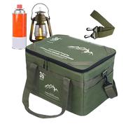 Camping Gear Bag, Utensil Organizer Pouch, Large Capacity Design, Foldable Tabletop Feature, Ideal for Hiking Trips, Beach Adventures, Outdoor Cooking, Backpacking Excursions