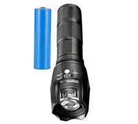 Camping Gear Light, Powerful Zoom Flashlight, High Lumens Flashlight, Flashlight Outdoor Home, Compact antorcha Light, Portable Bright Flashlight, Adjustable Brightness Flash Light for Outdoor Home
