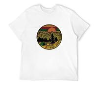 Camping I Hate People Vintage Mens Cotton Tshirt Size L