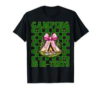 Camping Is In-Tents, Tienda de campaña para niñas y Madres Camiseta