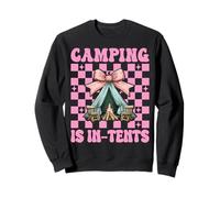 Camping Is In-Tents, Tienda de campaña para niñas y Madres Sudadera
