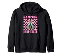 Camping Is In-Tents, Tienda de campaña para niñas y Madres Sudadera con Capucha