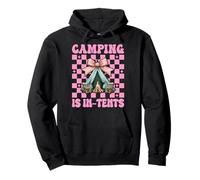 Camping Is In-Tents, Tienda de campaña para niñas y Madres Sudadera con Capucha