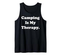 Camping Is My Therapy Outdoor Adventure Camiseta sin Mangas