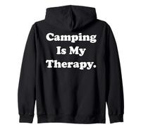 Camping Is My Therapy Outdoor Adventure Sudadera con Capucha