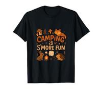 Camping Is S'more Fun Cottagecore Campfire Design Camiseta