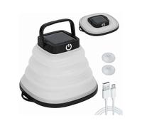 Camping Light Lantern,Solar Powered LED Lamp Foldable LED Lantern Camping Lamp 3 Dimming Modes Flashlight Camping Lamp for Home Camp Hiking Fishing Em