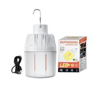 Camping Lights, Adorable Rechargeable Camping Lamp, Simple Hangable Mood Lamp, Brightness Adjustable Lamp, Rechargeable Lighting Tool with 4 Brightness Modes, Lighting Equipment for Hiking, Outdoor