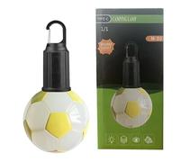 Camping Lights, Football Urgency Lantern, 3.58x3.58x7.28 inches Waterproof LED Flashlight, Type-C Rechargeable Torch, Adjustable Brightness Outdoor Light for Camping, Hiking