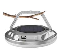 Camping Lights Gear, Solar Powered Tent Lamp, 7,28 x 7,28 in Portable Lantern Device, Powerful Brightness Output, Recargable Compact Design for Hiking, Survival, Backpacking, Porch, Beach