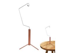Camping Linterna Stand-estable Camping Light Mast | Robust Metal Lantern Mast Stand para colgar | Soporte de lámpara | Soporte de lander de titular de linterna con cabeza de conversión para interés