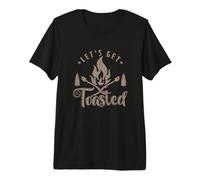 Camping Marshmallow Vamos a ser tostados Camiseta Premium