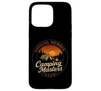 Camping Masters Club Official Vintage Funny for Men Camping Carcasa para iPhone 15 Pro MAX