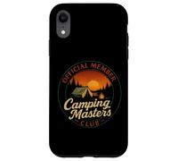 Camping Masters Club Official Vintage Funny for Men Camping Carcasa para iPhone XR