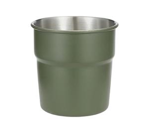 Camping Mug - Stackable Food Grade Stainless Steel Drinking Cup for Hot and Cold Beverages, Portable Coffee Mug for Outdoor Travel, Hiking, Fishing, Rust-Resistant Design, Easy Clean Reusable Cup