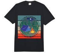 Camping Naturaleza Tienda Fogata Bosque Noche Soledad Comfort Colors Adult Heavyweight T-Shirt