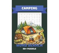 Camping Nature Word Search: Funny Big Word Search Books For Adults, Senior, Puzzles Book For Anxiety Relief And Relaxation, 50+ Puzzles ...
