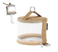 Camping Paper Holder, Waterproof Roll Cover, Oxford Cloth Dispenser, Portable Tissue Storage Travel Trailer Car Outdoor Hiking Toilet Bathroom Organizer Use for Camping Trips Road Travel