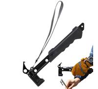 Camping para piquetas de tienda - Mango de metal ligero y antideslizante - Mazo multifuncional | para senderismo, viajes, montañismo, escalada, anclaje a