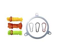 Camping Ready Solution: Stove pipe windproof accessories feature a quick setup design with a modular buckle system, ensuring tool-free assembly and three-step installation for hassle-free use during o