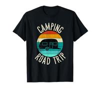 Camping Road Trip Campistas Retro Camiseta