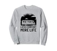 Camping RV Funny - Menos comodidad más vida Sudadera